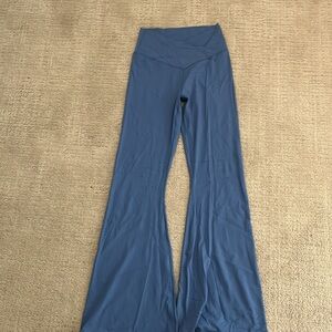 aerie blue flare leggings